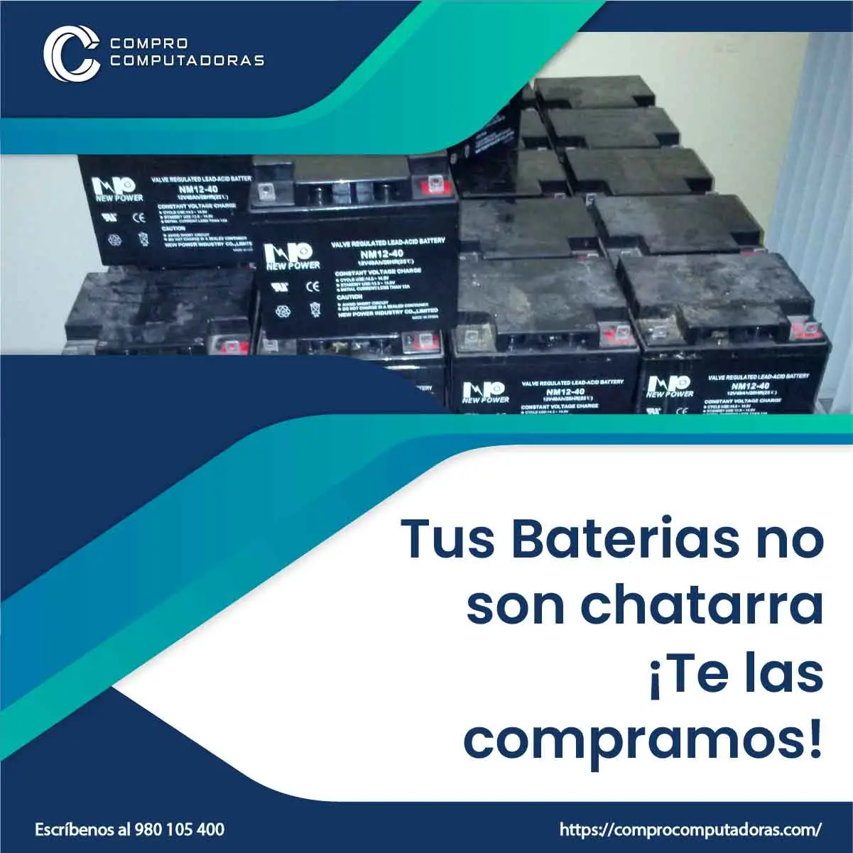 TIENES BATERIAS EN DESUSO LO COMPRAMOS 