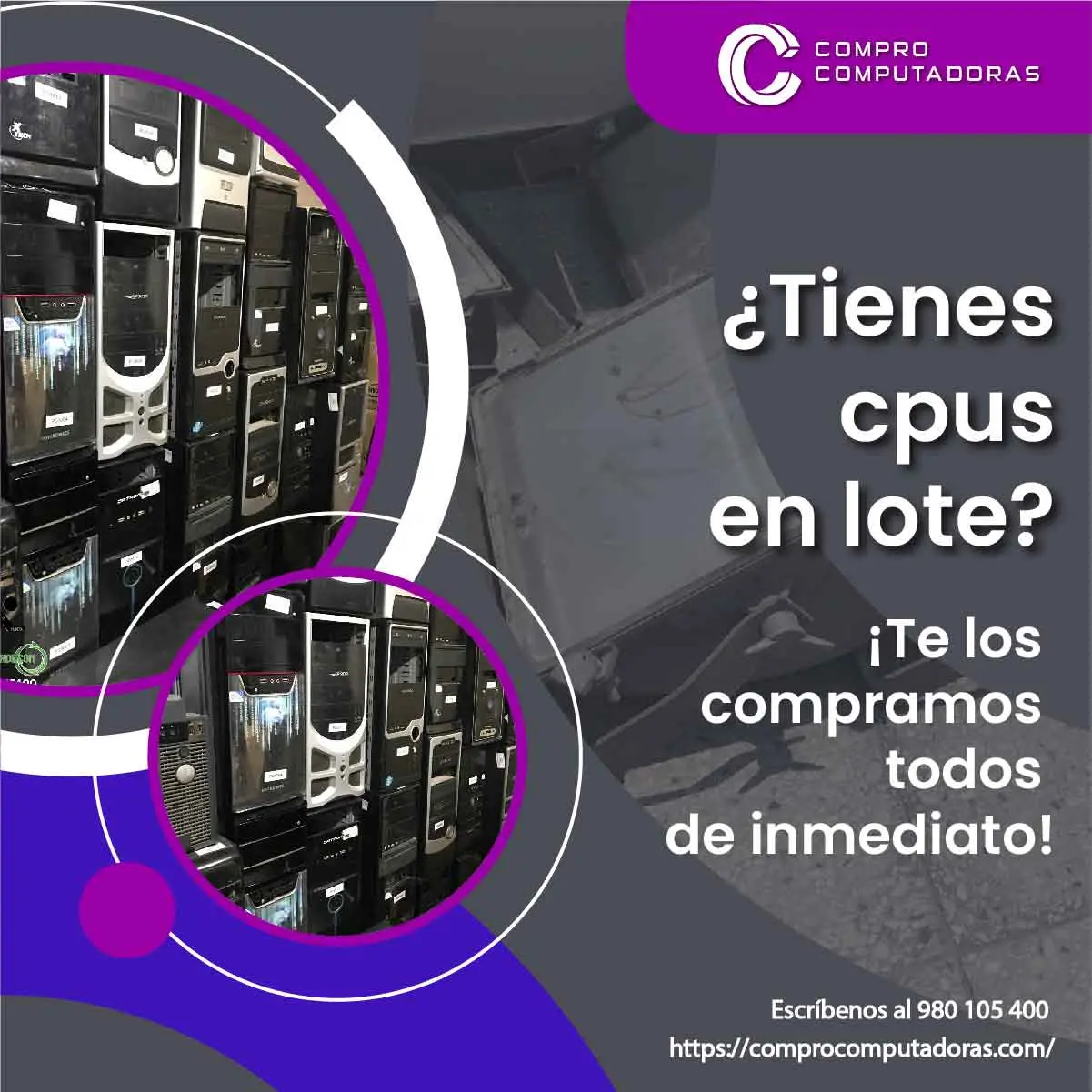 TIENES CPU LO COMPRAMOS 