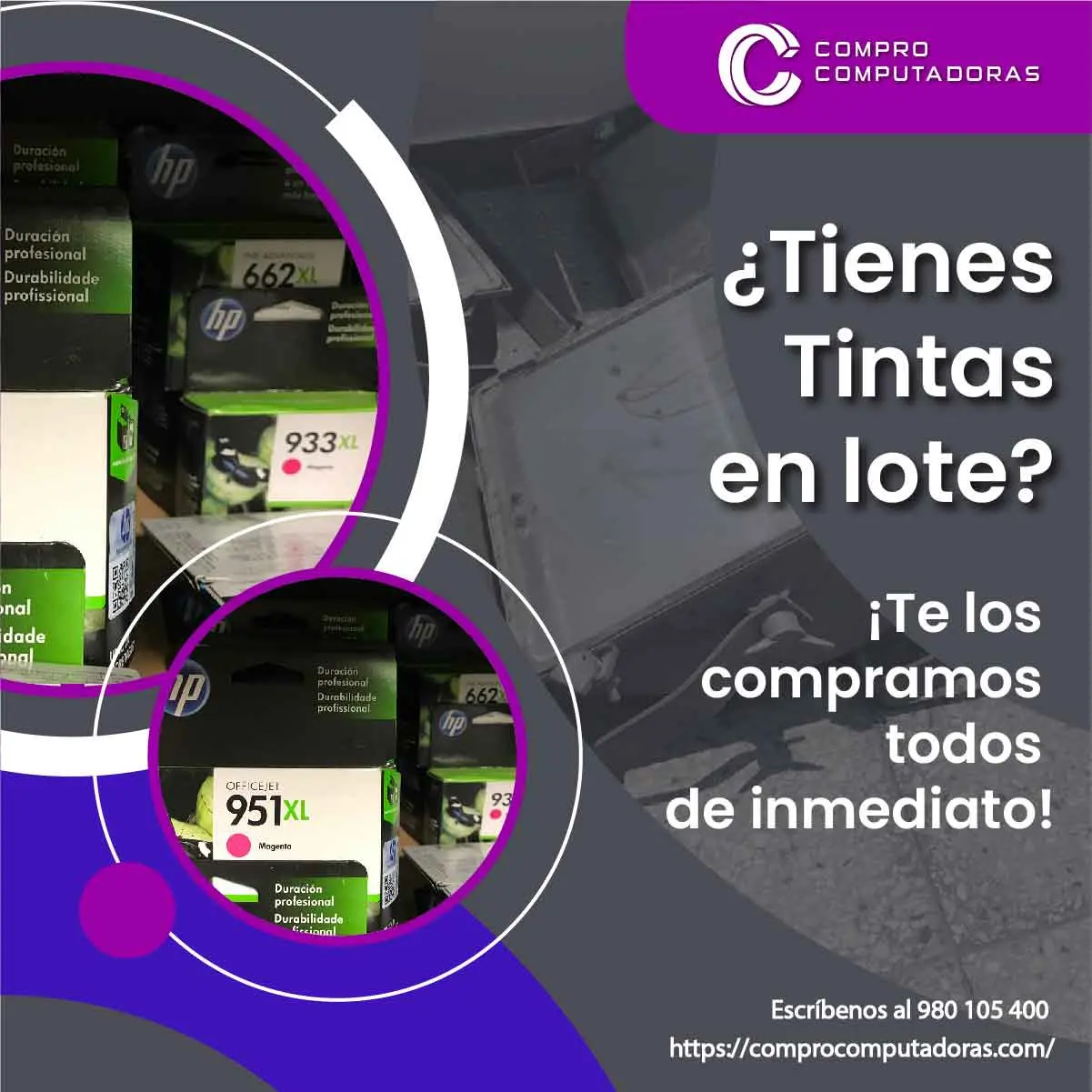 TIENES TINTAS LO COMPRAMOS