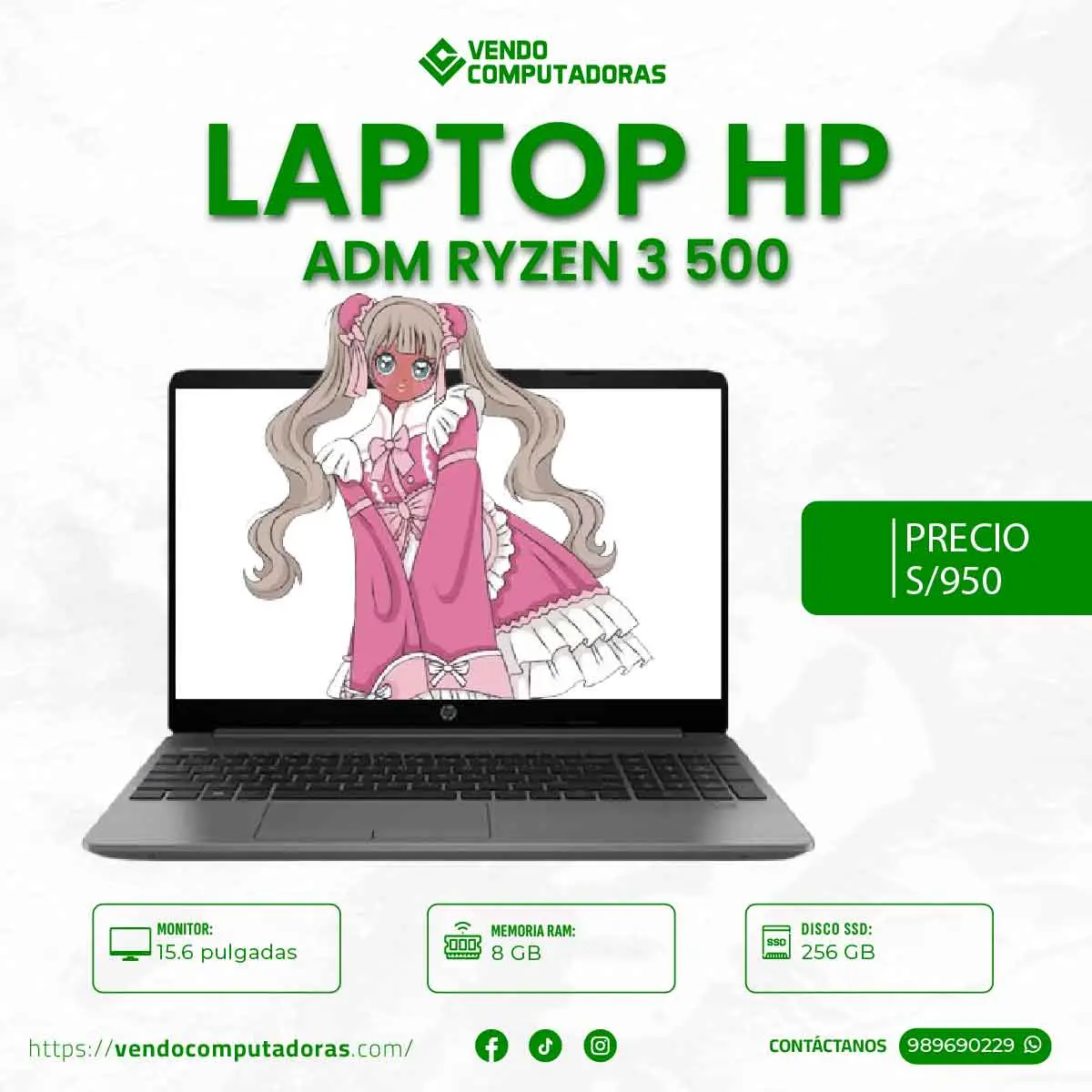  Laptops listas para trabajar Potencia garantía