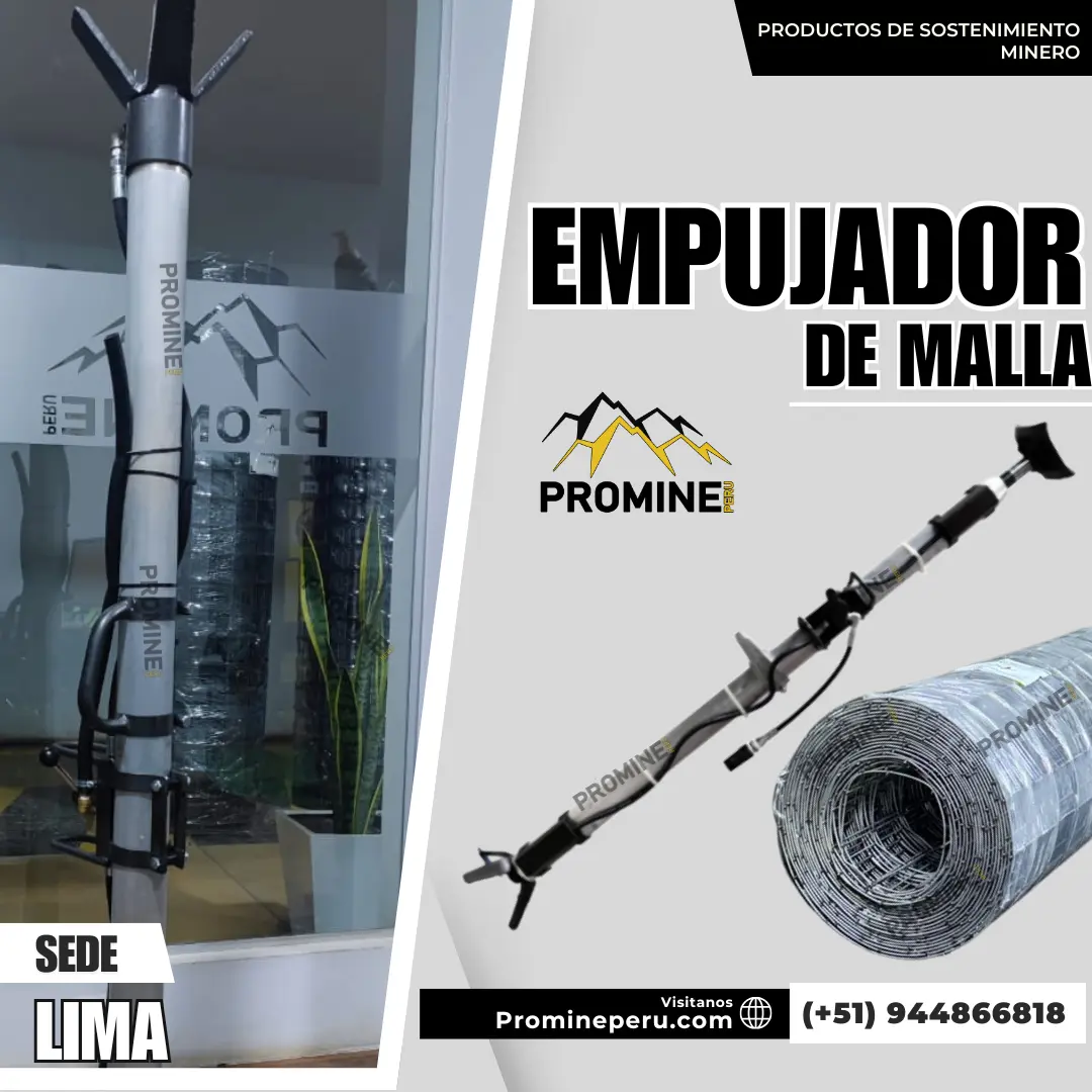 Empujador de Malla Instalación de mallas