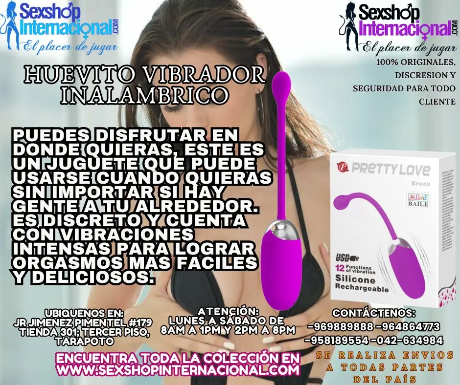 HUEVITO VIBRADOR INALAMBRICO PARA PLACERES INTENSAS