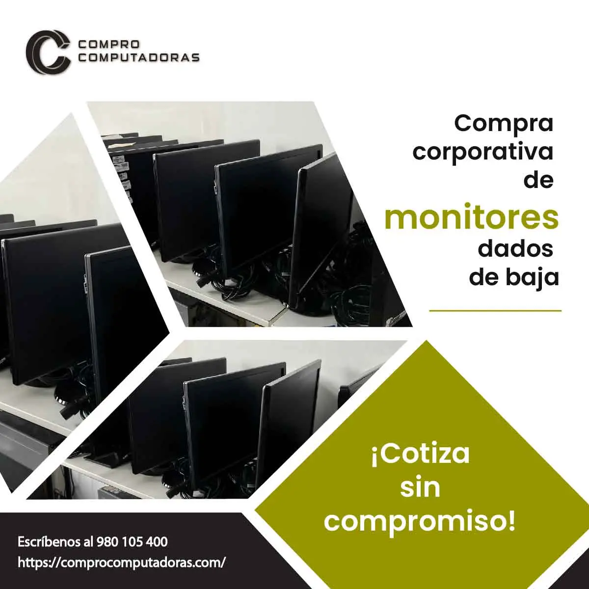 TIENES MONITORES ANTIGUOS LO COMPRAMOS 