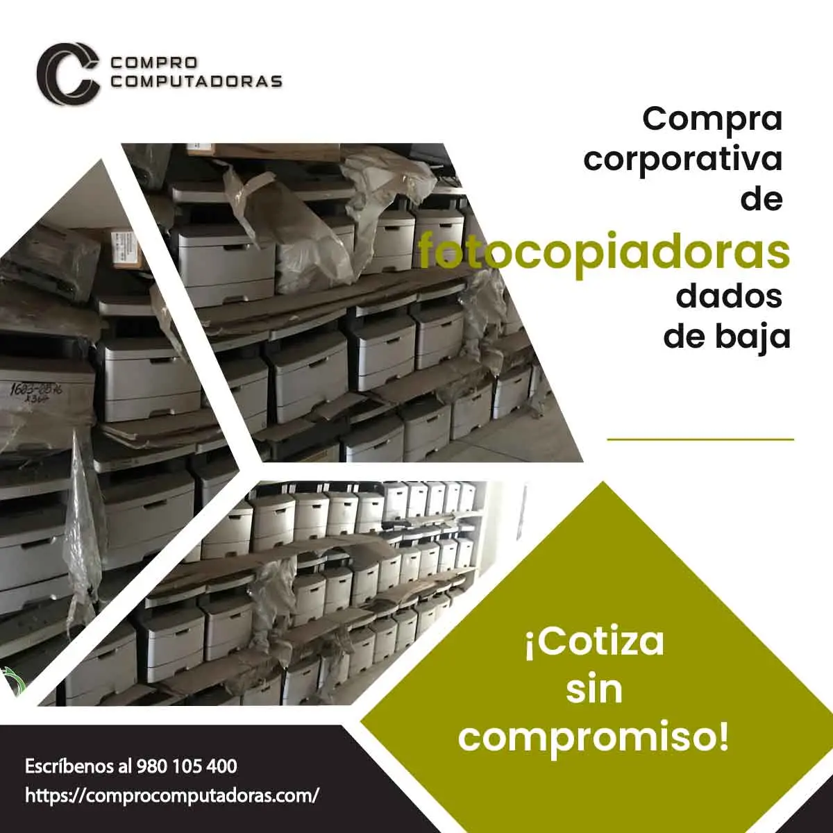 TIENES FOTOCOPIADORAS LO COMPRAMOS 