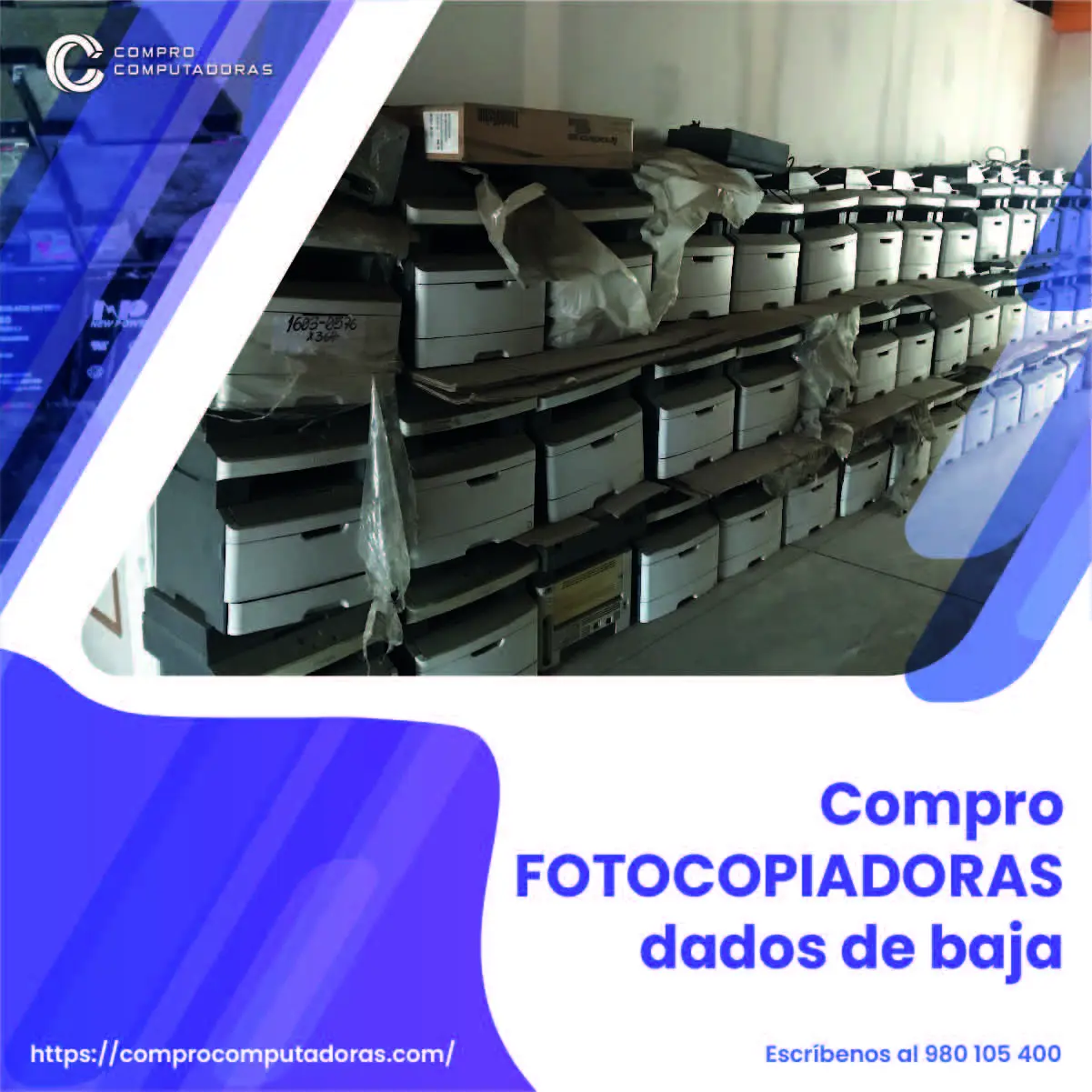 Compramos computadoras personales y de oficina en Lima