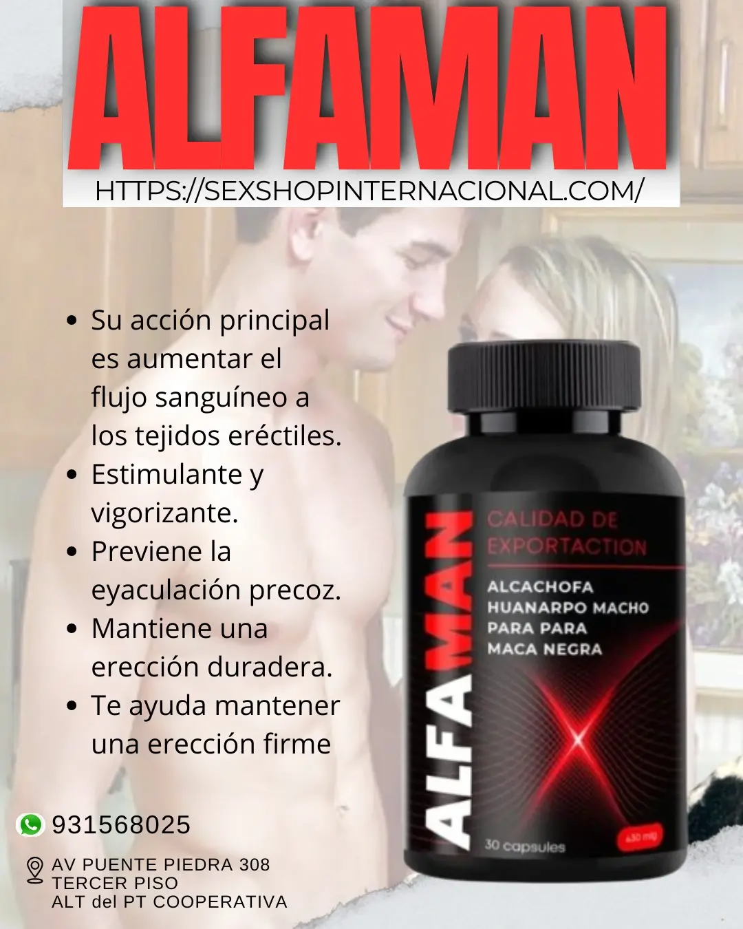 Alfaman potenciador sexual - TRATAMIENTO NATURAL 