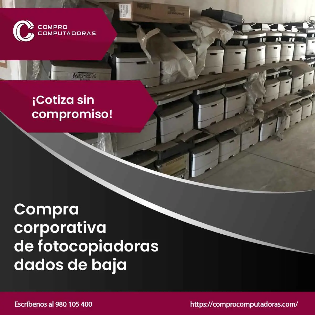 TIENES FOTOCOPIADORAS LO COMPRAMOS 