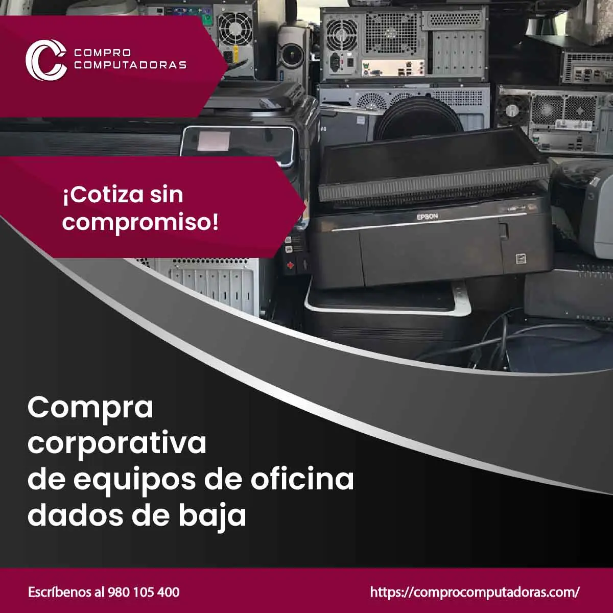TIENES EQUIPOS DE OFICINA LO COMPRAMOS 
