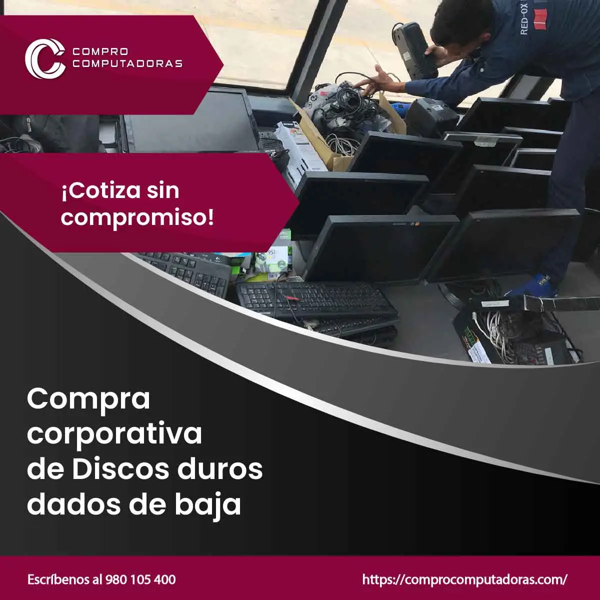 TIENES DISCOS DUROS ANTIGUOS LO COMPRAMOS 