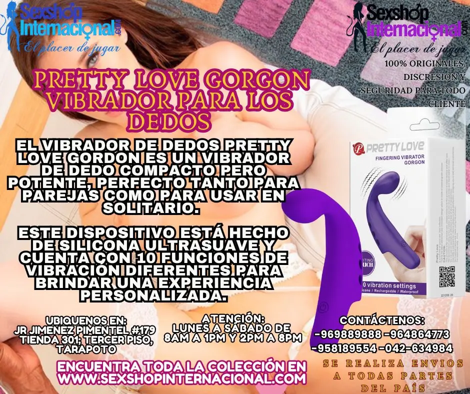 Pretty love gordon vibrador para los dedos traviesos