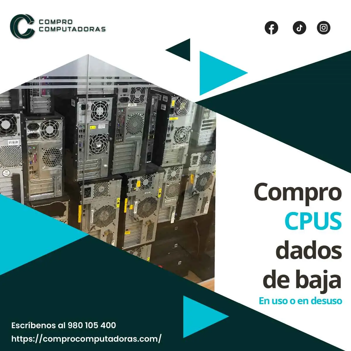 Lima compramos computadoras por unidad o por lote