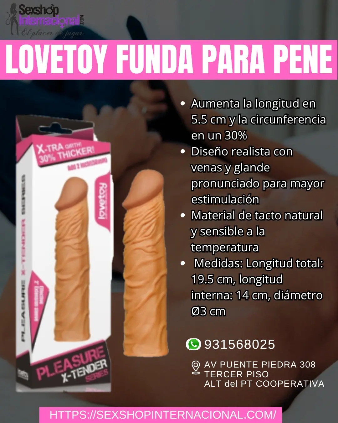 Lovetoy Funda extensora Para Pene - TIENDAS AMOR