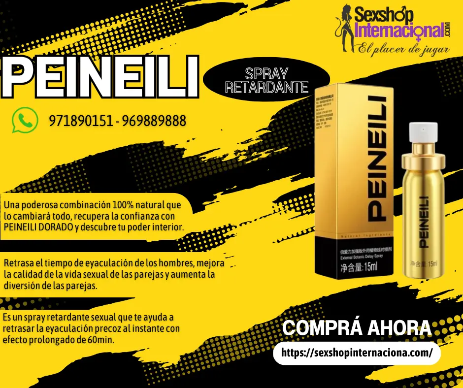 RETARDANTE PARA LA EYACULACION PRECOZ PEINEILI DORADO