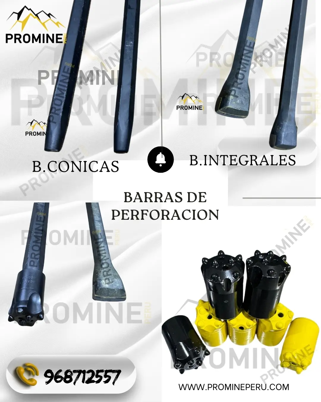 BARRA Y BROCA CONICA