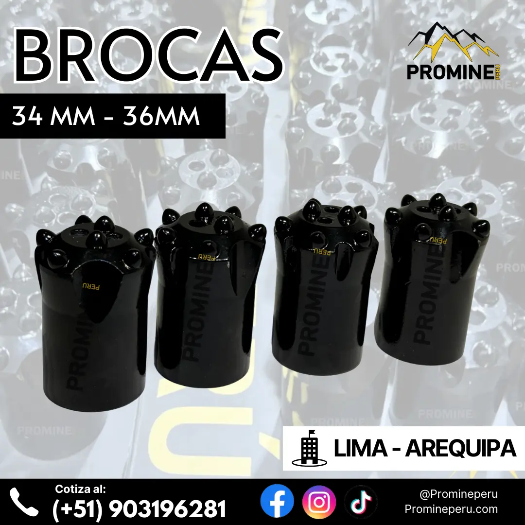 BROCAS - PRODUCTO PARA PERFORACIÓN EN MINA 