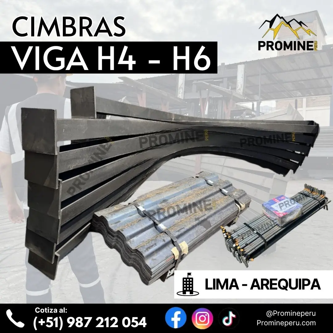 Resistencia y Precisión Cimbras para Vigas H4 y H6