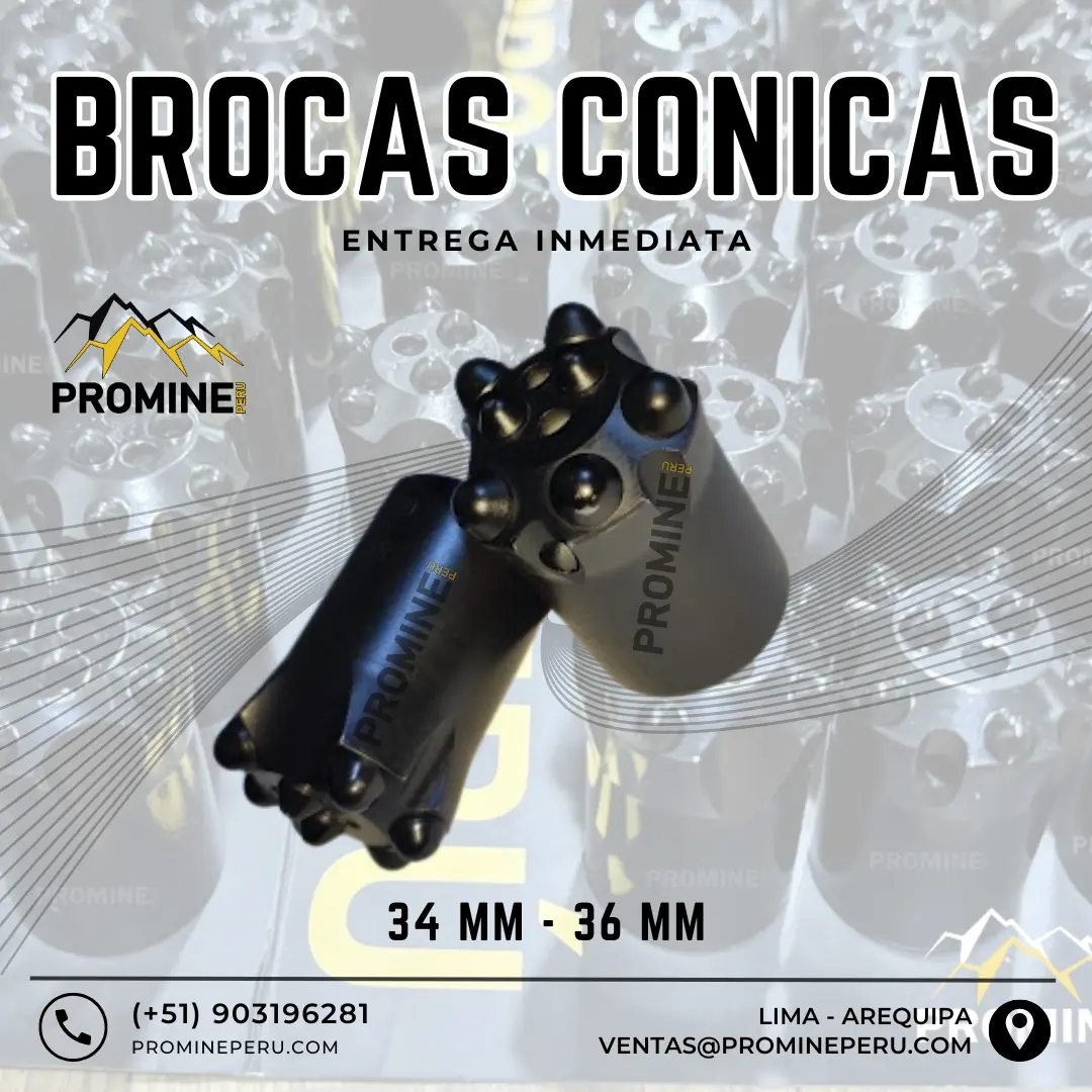 BROCAS CONICAS - PRODUCTO PARA PERFORACIÓN 