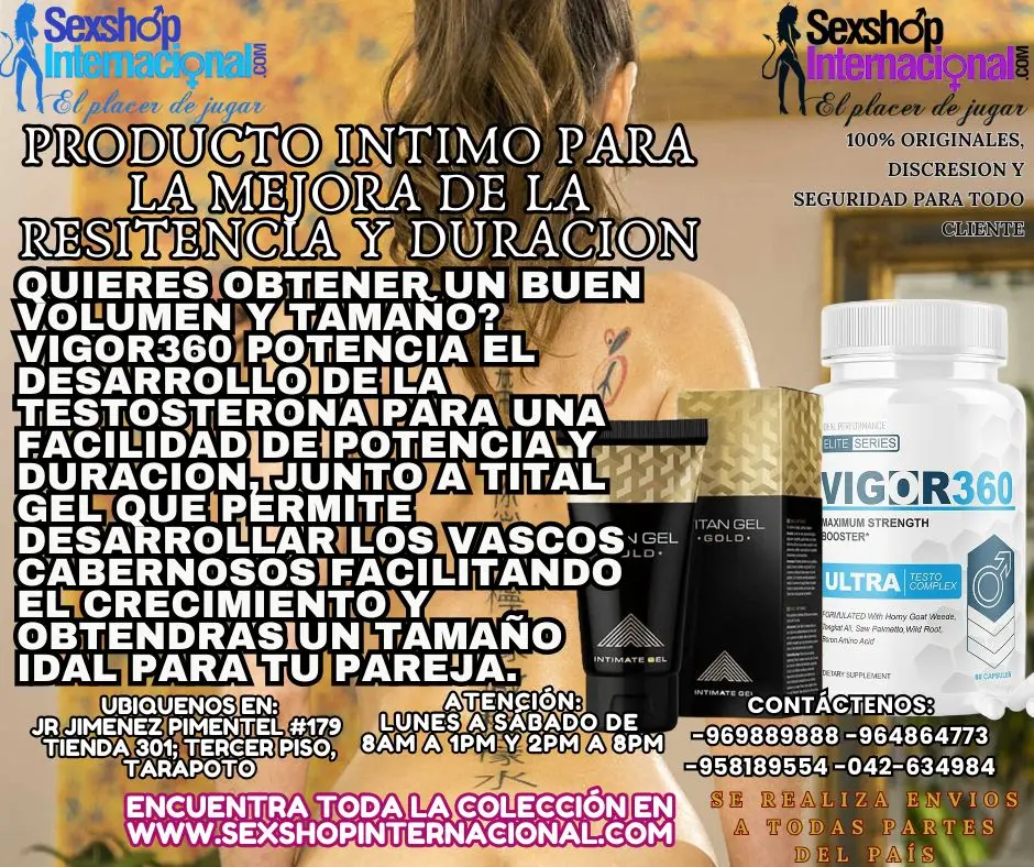 PRODUCTO INTIMO PARA LA MEJORA DE LA RESISTENCIA Y DURACION