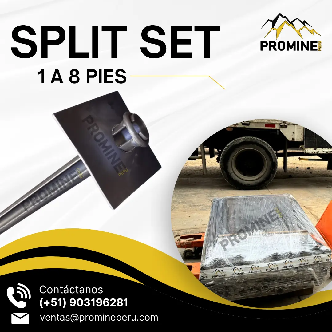 SPLIT SET - ANCLAJE EN LA MINERÍA 