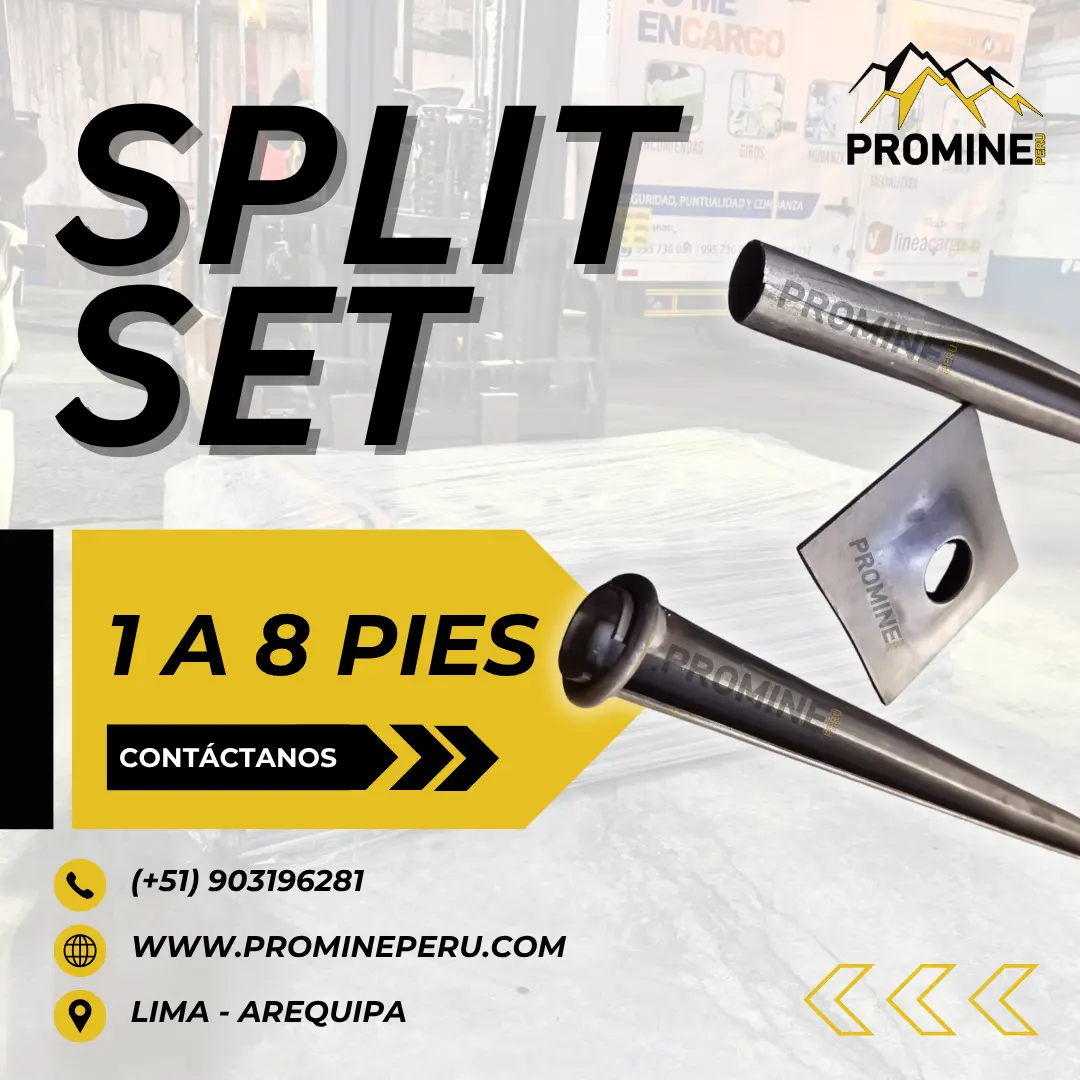 SPLIT SET - PRODUCTO DE SOPORTE EN MINA 