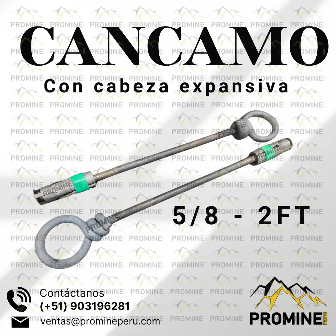 CANCAMO - CON CABEZA EXPANSIVA 