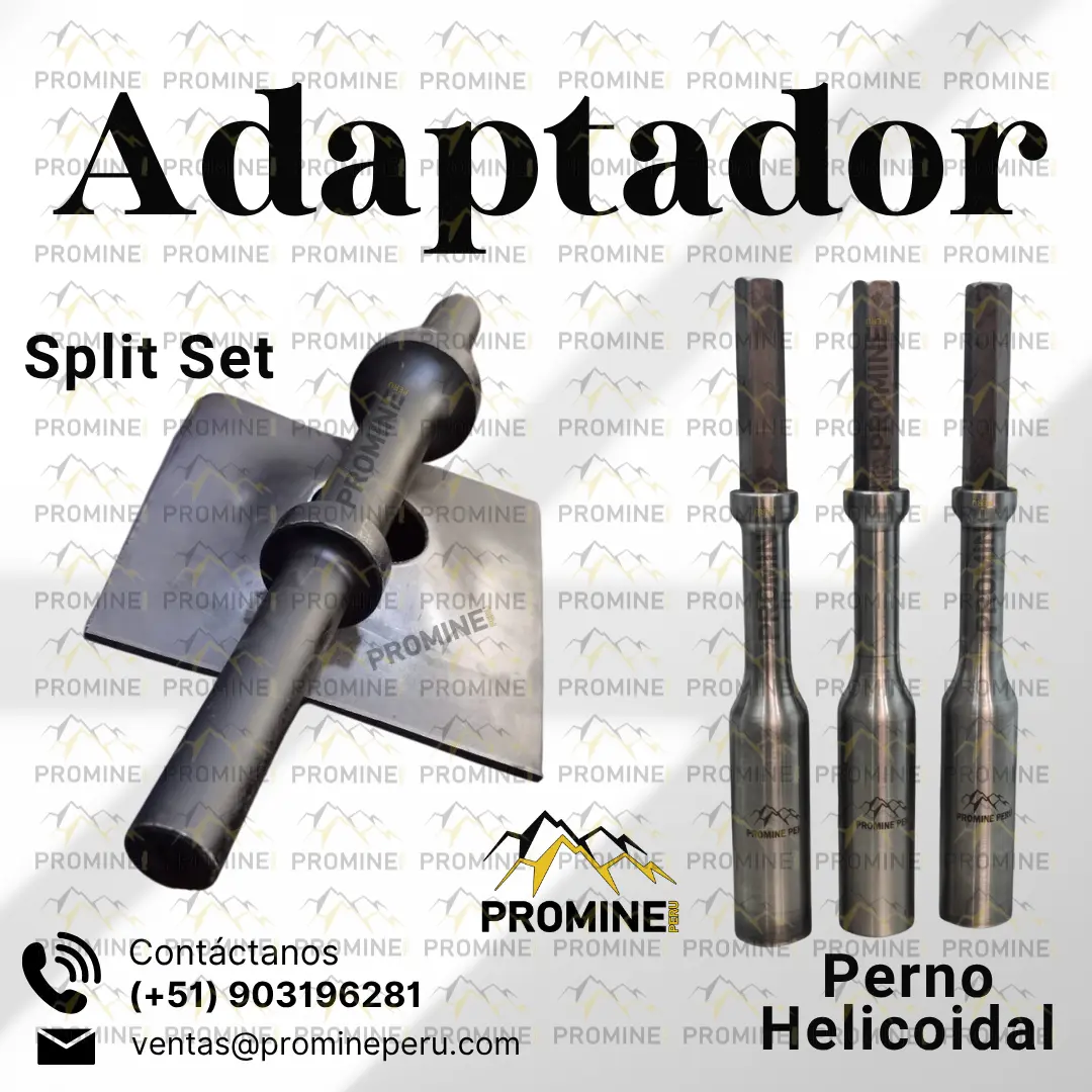 ADAPTADOR SPLIT SET - PERNO HELICOIDAL 