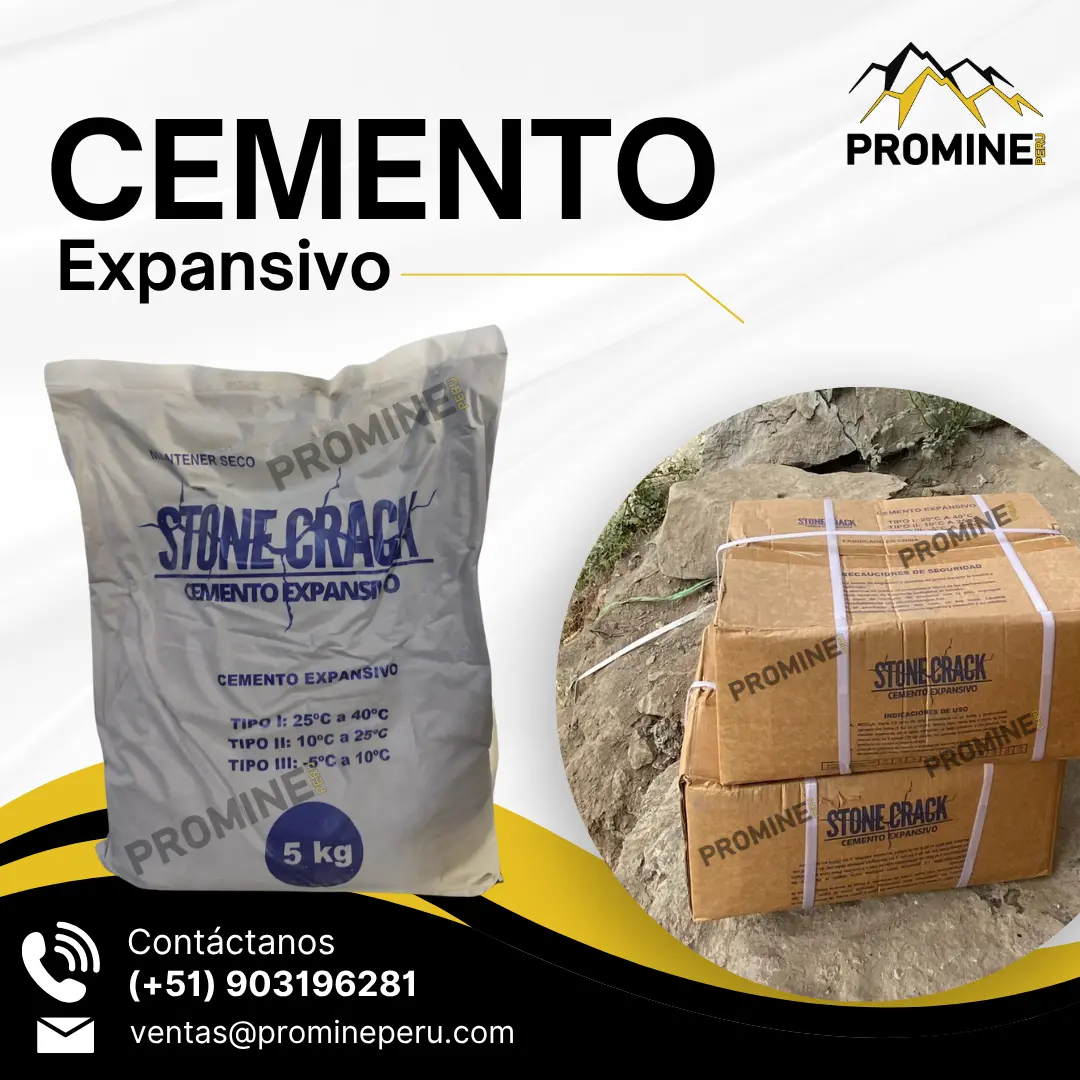 CEMENTO EXPANSIVO - PRODUCTO DE MINA 