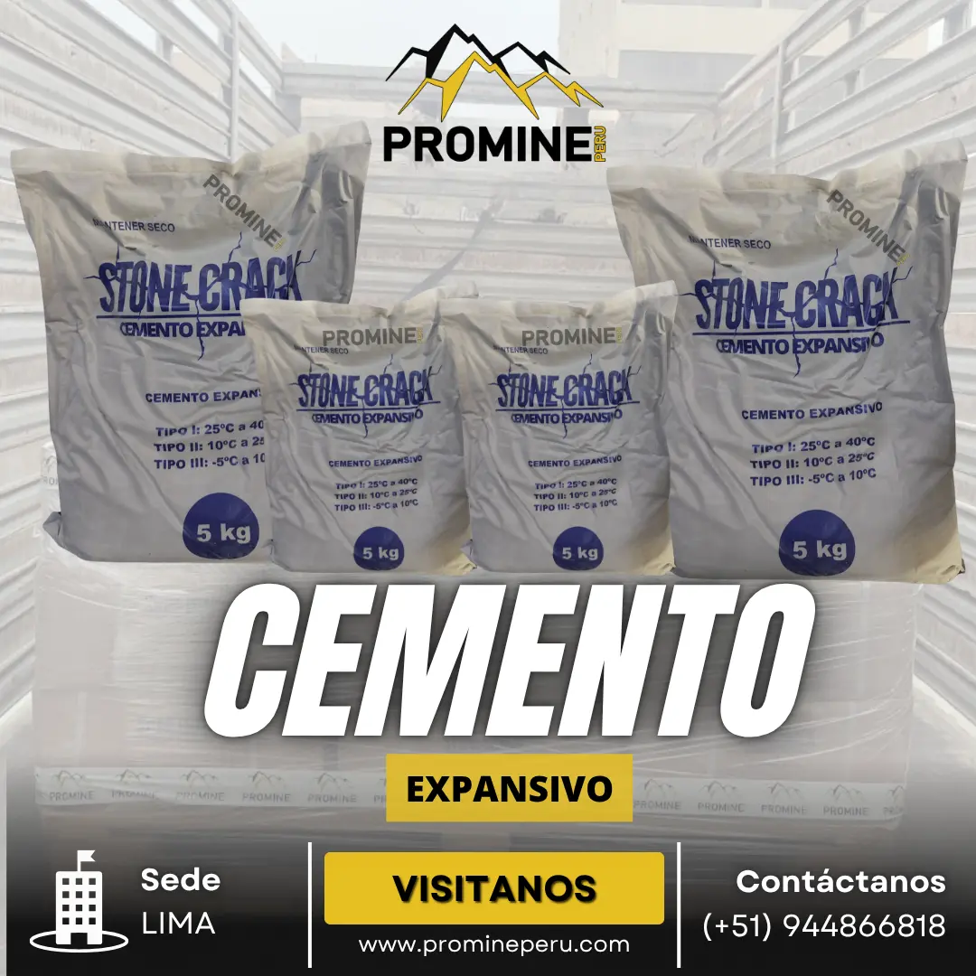 CEMENTO EXPANSIVO para roca 
