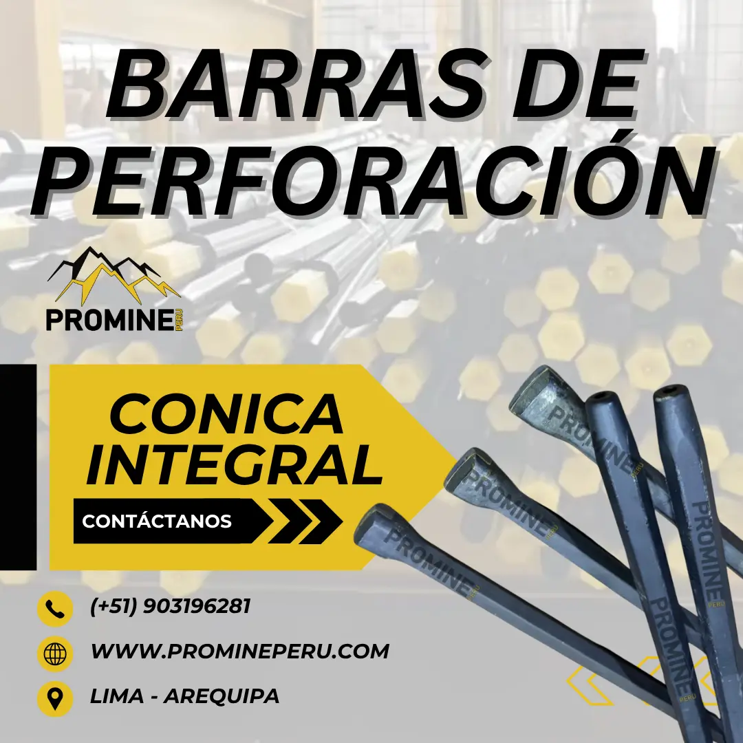 BARRAS DE PERFORACIÓN CONICAS - INTEGRALES 