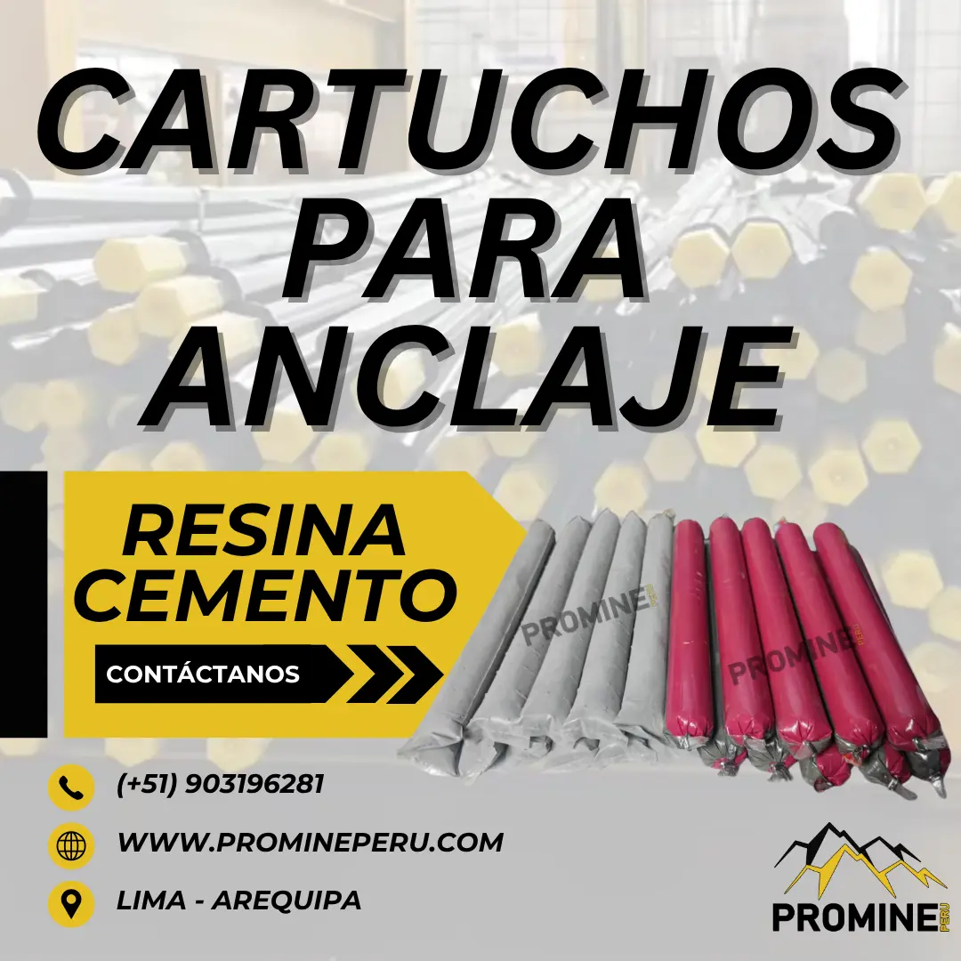 CARTUCHOS PARA ANCLAJE - RESINA - CEMENTO 