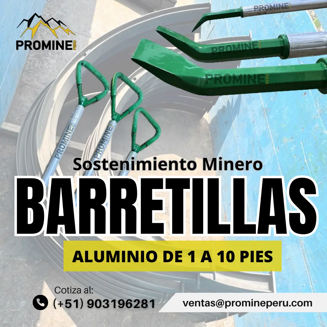 BARRETILLAS DE ALUMINIO - SOSTENIMIENTO MINERO 