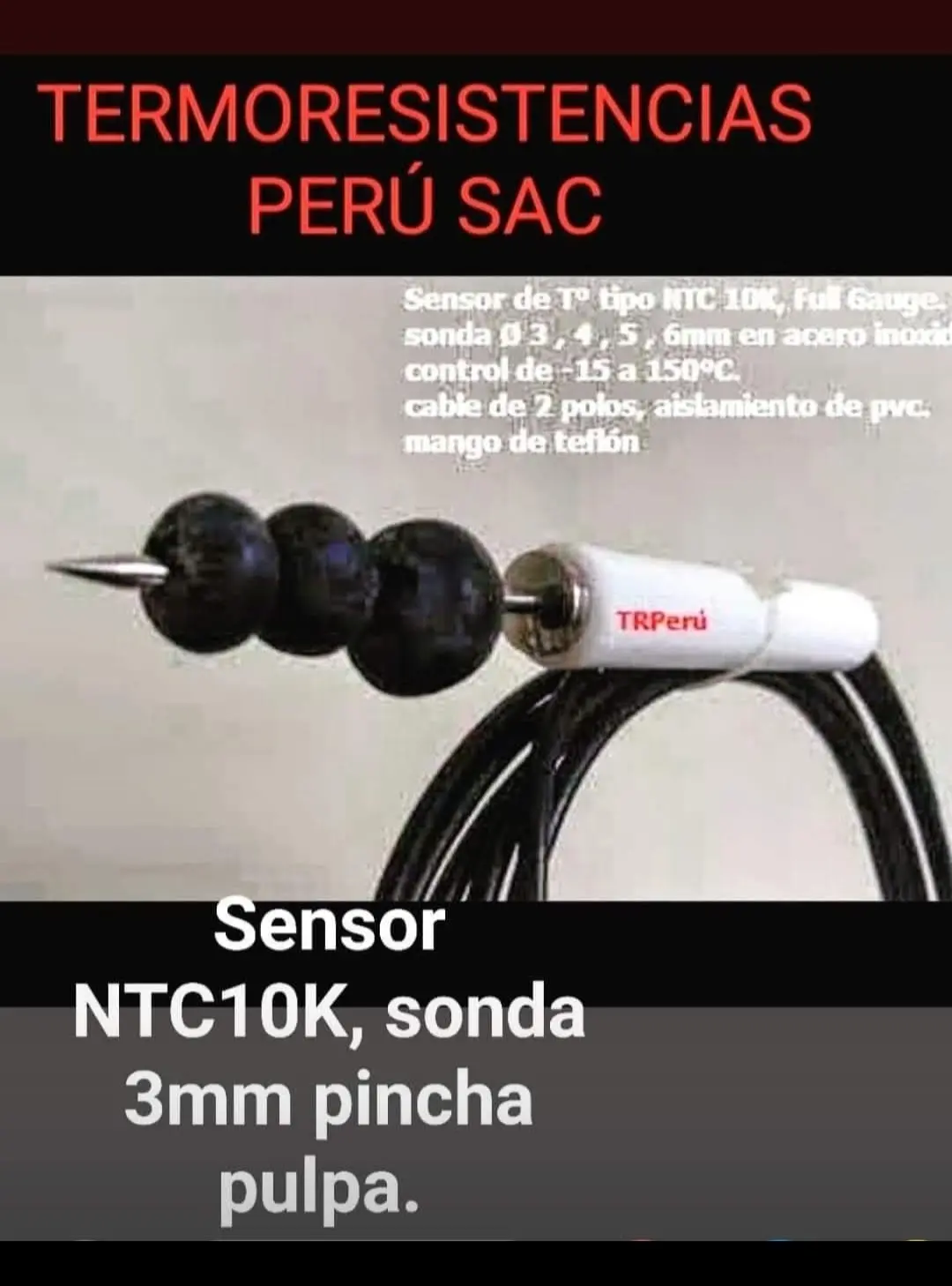 Sensores de temperatura Pt100-RTD