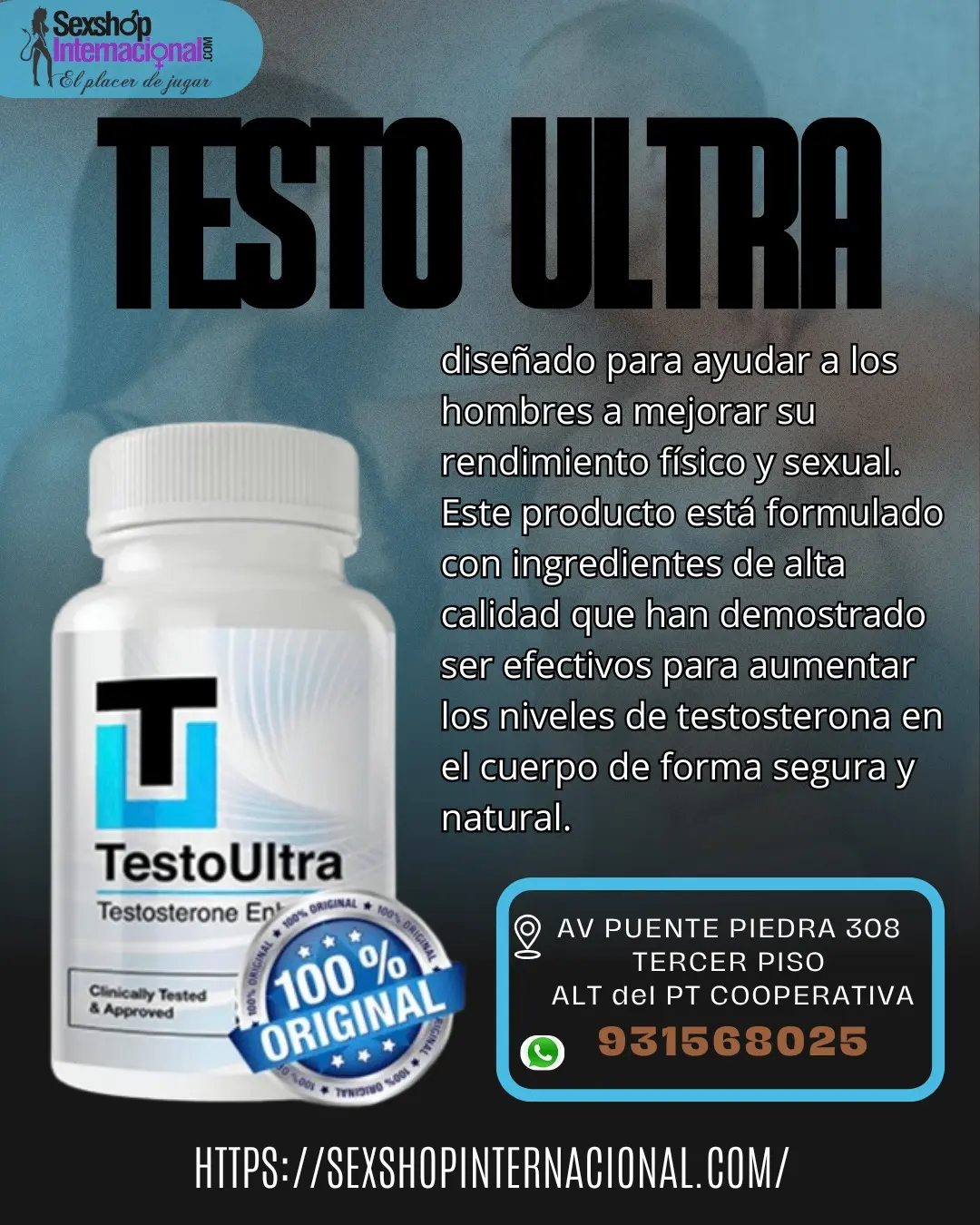 TESTO ULTRA mejora su rendimiento físico y sexual