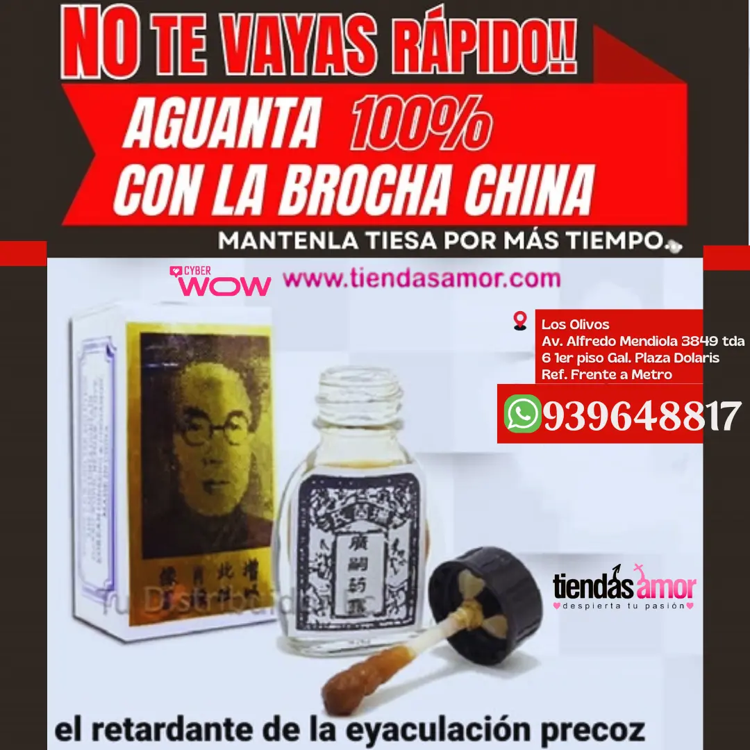 brocha china retarda al instante durá más de una hora con tu