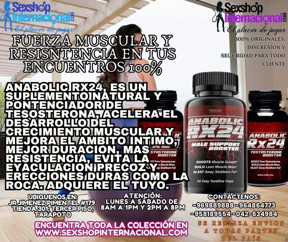 UN AUMENTO NOTORIO MUSCULAR Y RESISTENCIA EN TUS ENCUENTROS 