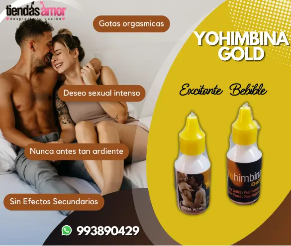 YOHIMBINA GOLD EXITANTE PARA DAMAS TIENDAS AMOR