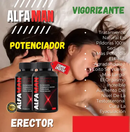 AlfaMan ORIGINAL Energía Masculina alarga y engruesa a