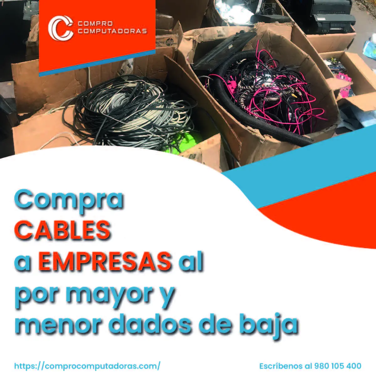 TIENES CABLES ELECTRICOS EN DESUSO LO COMPRAMOS 