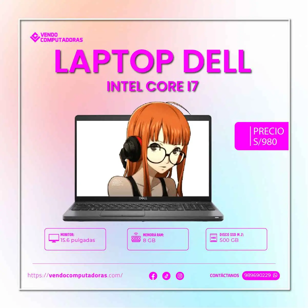  Laptop Rápida Elegante y a tu Alcance