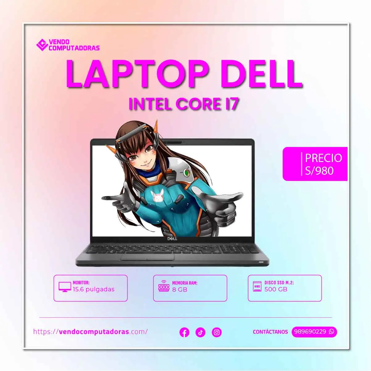  Laptop Rápida Elegante y a tu Alcance