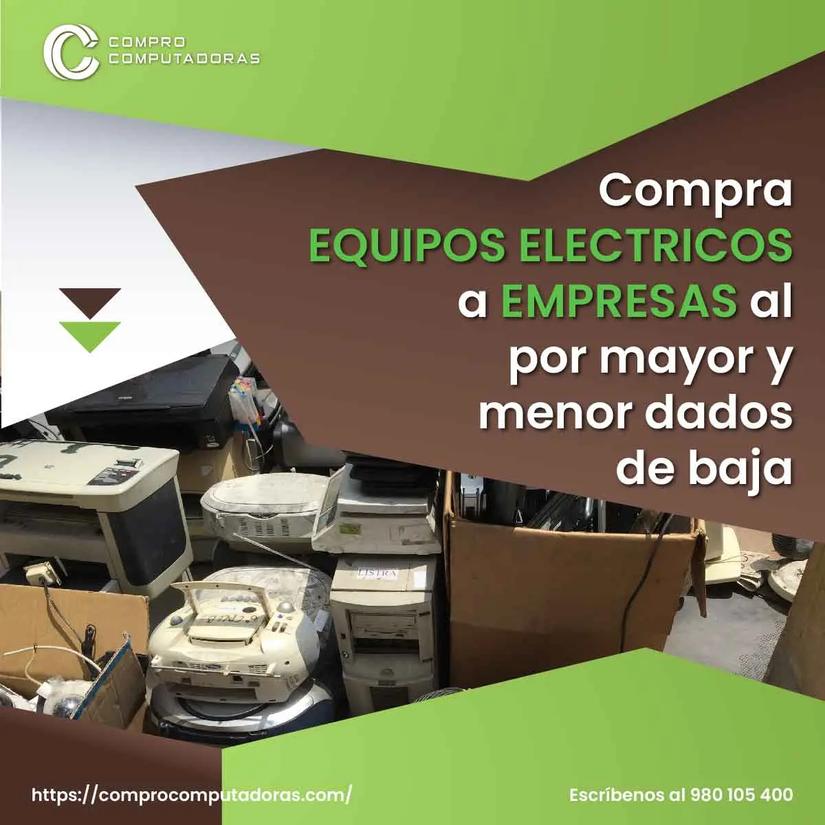 TIENES EQUIPOS ELECTRICOS MALOGRADOS LO COMPRAMOS 