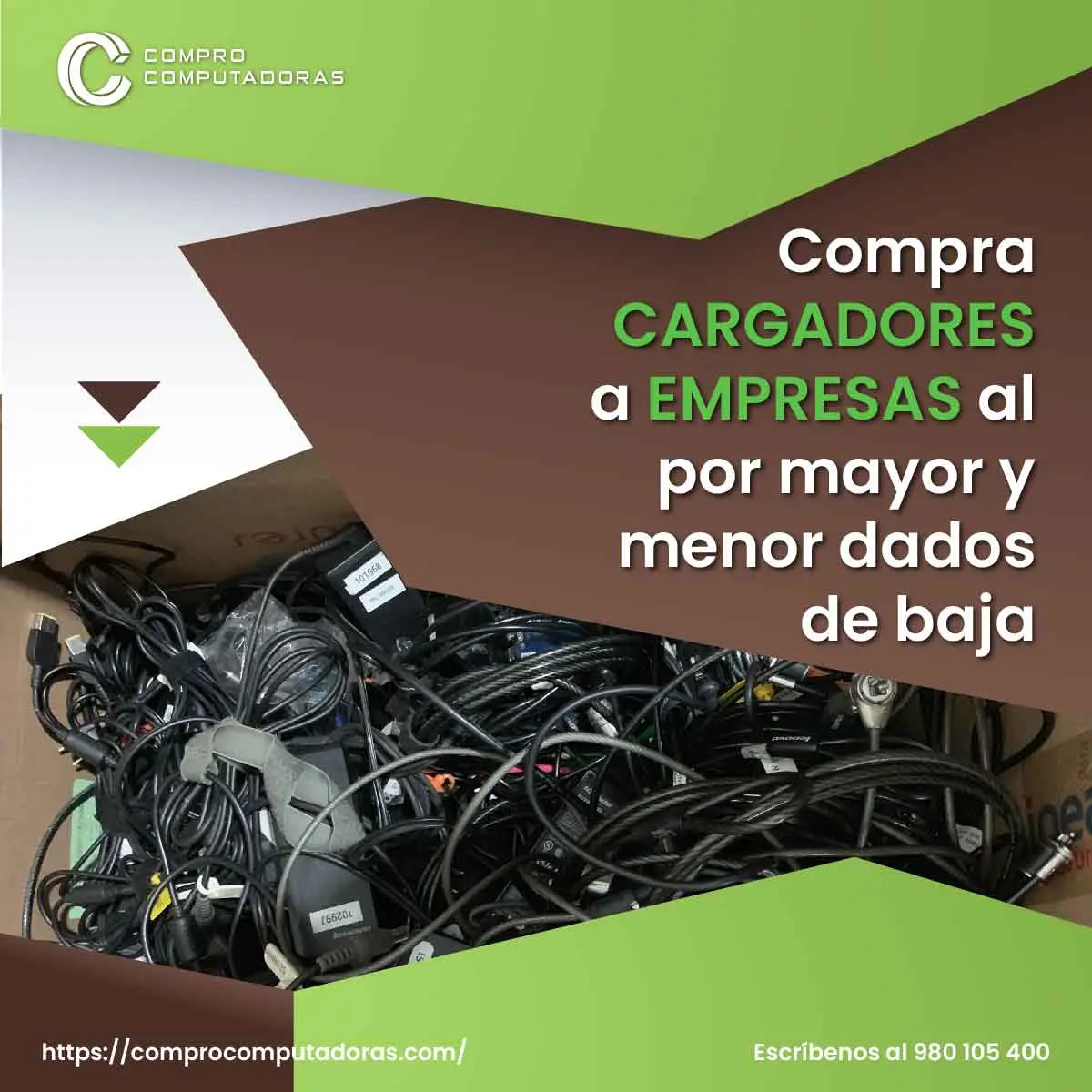 TIENES CARGADORES LO COMPRAMOS 