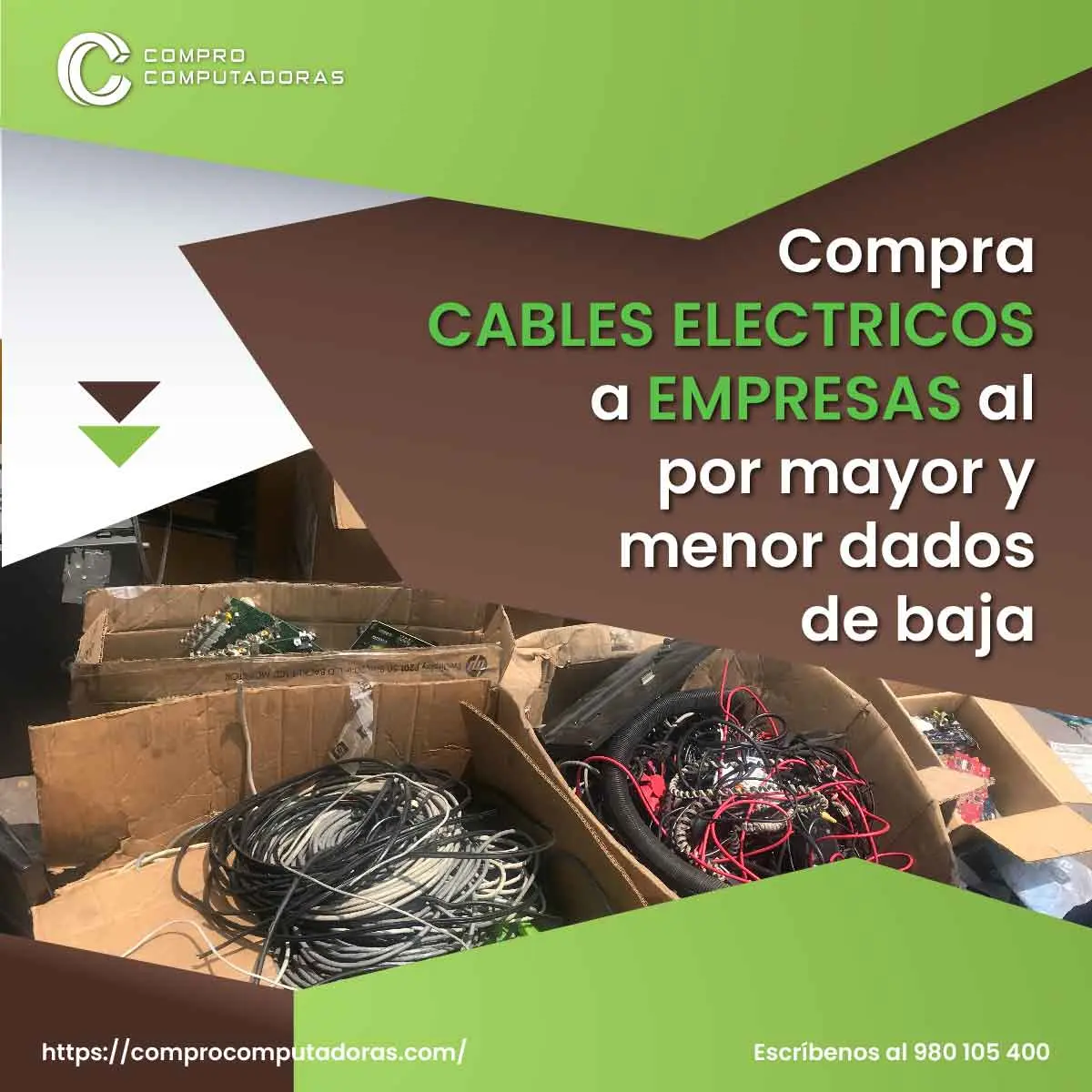 TIENES CABLES ELECTRICOS EN DESUSO LO COMPRAMOS 