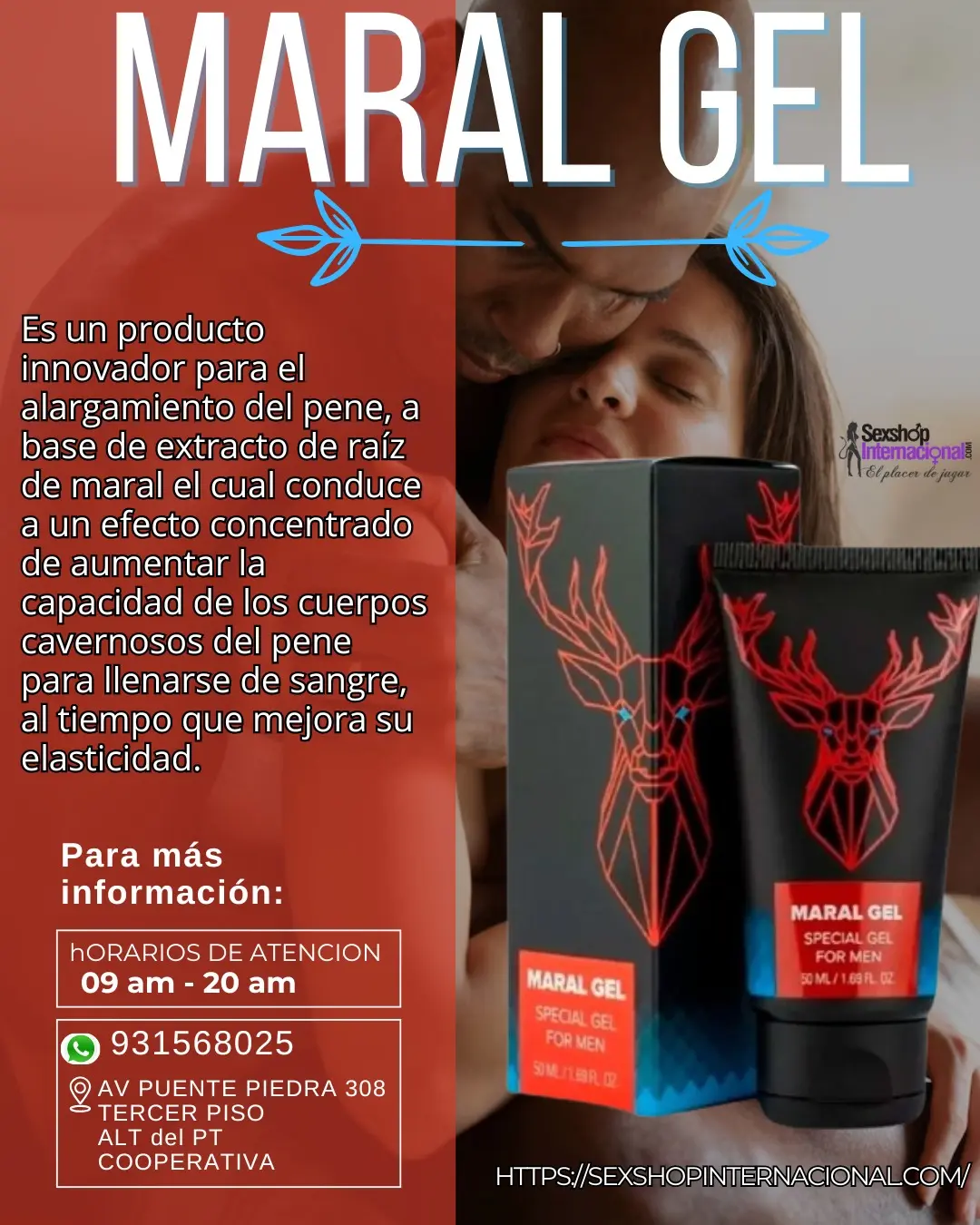 MARAL GEL TE BRINDA ALARGAMIENTO ASEGURADO 