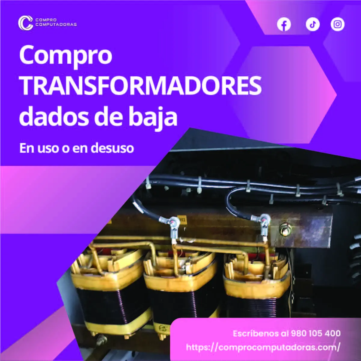 TIENES TRANSFORMADORES LO COMPRAMOS 