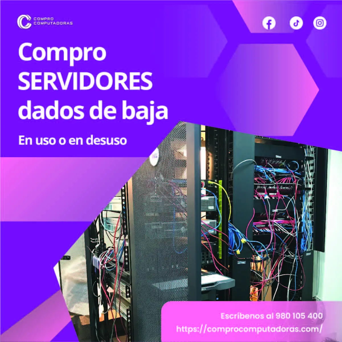TIENES SERVIDORES ANTIGUOS LO COMPRAMOS 
