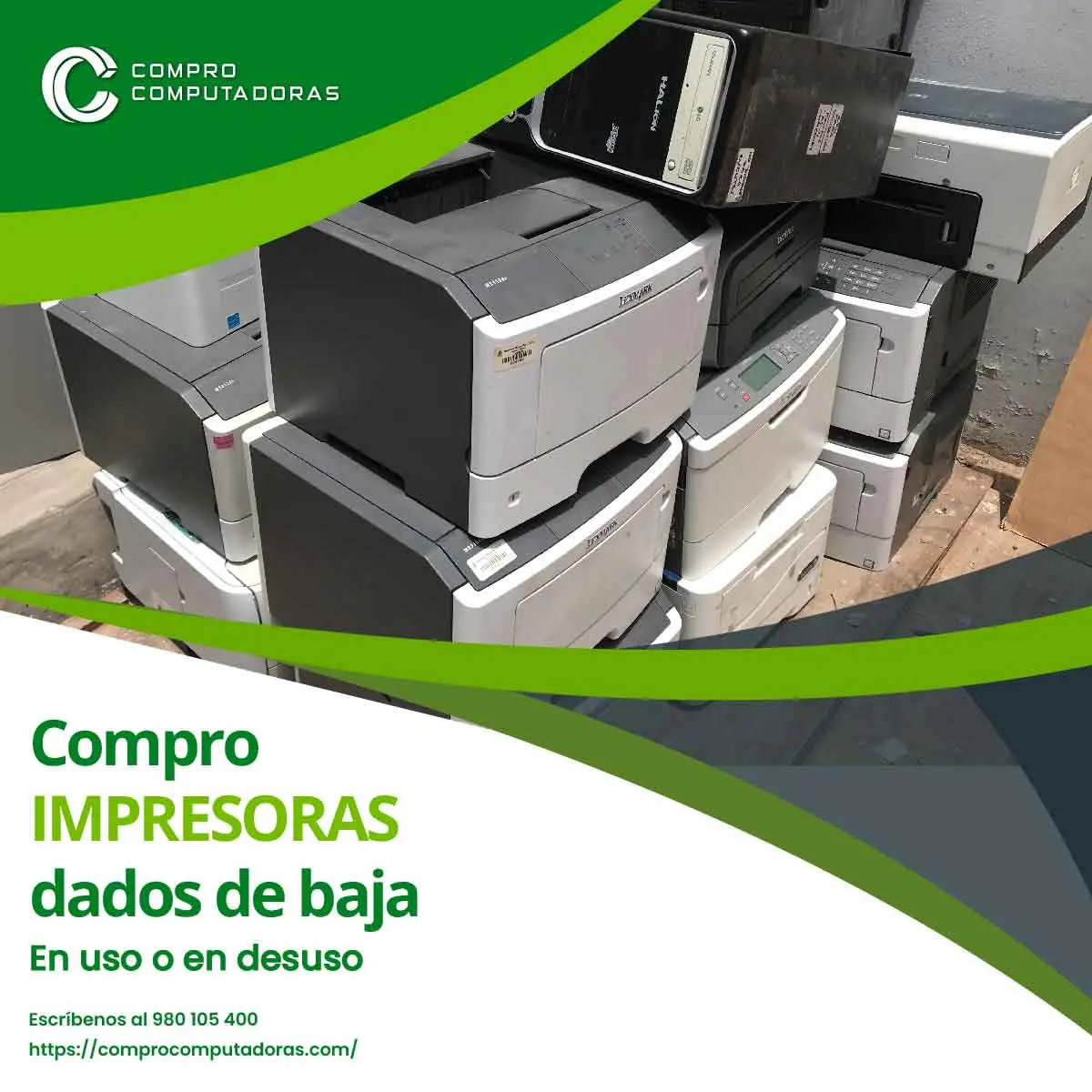 Compra de computadoras sin importar marca ni modelo en Lima