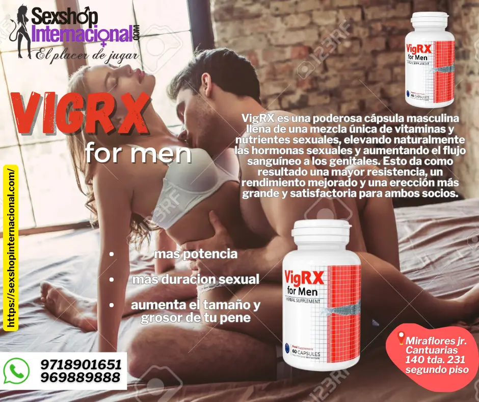 VIGRX FOR MEN TRATAMIENTO PARA MEJORAR LA POTENCIA SEXUAL