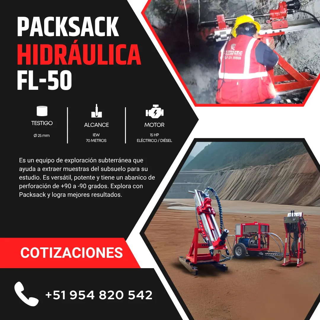 PACKSACK HIDRÁULICA FL50 fluimec 