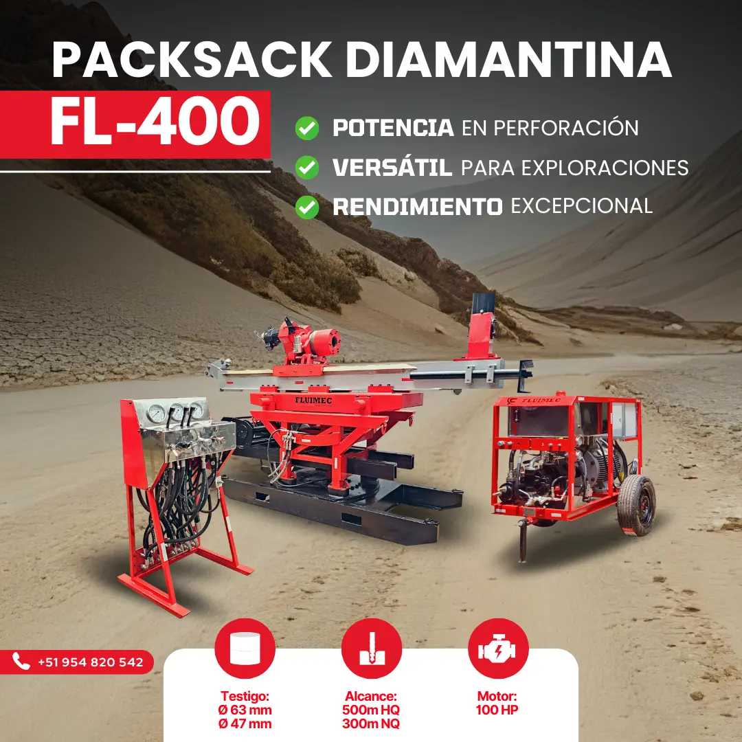 PACKSACK DIAMANTINA FL400 TRABAJOS EN SUPERFICIE 